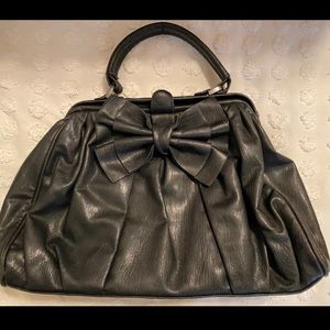 Jessica Simpson Black Bow Bag